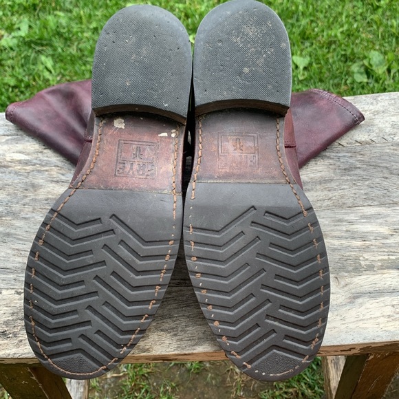 Purple red frye Veronica short boot - Picture 17 of 17